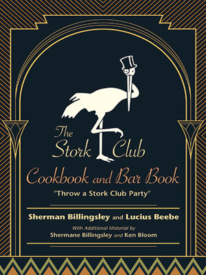 cover image of The Stork Club Cook and Bar Book